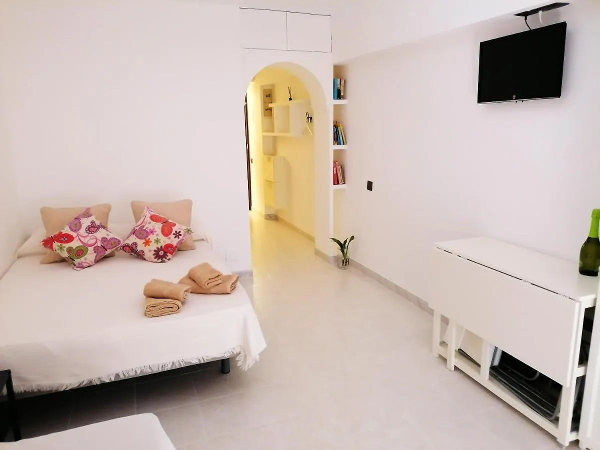 Apartment Comfortable Studio With Sea View In Benalmadena 30 M² Pool Spain